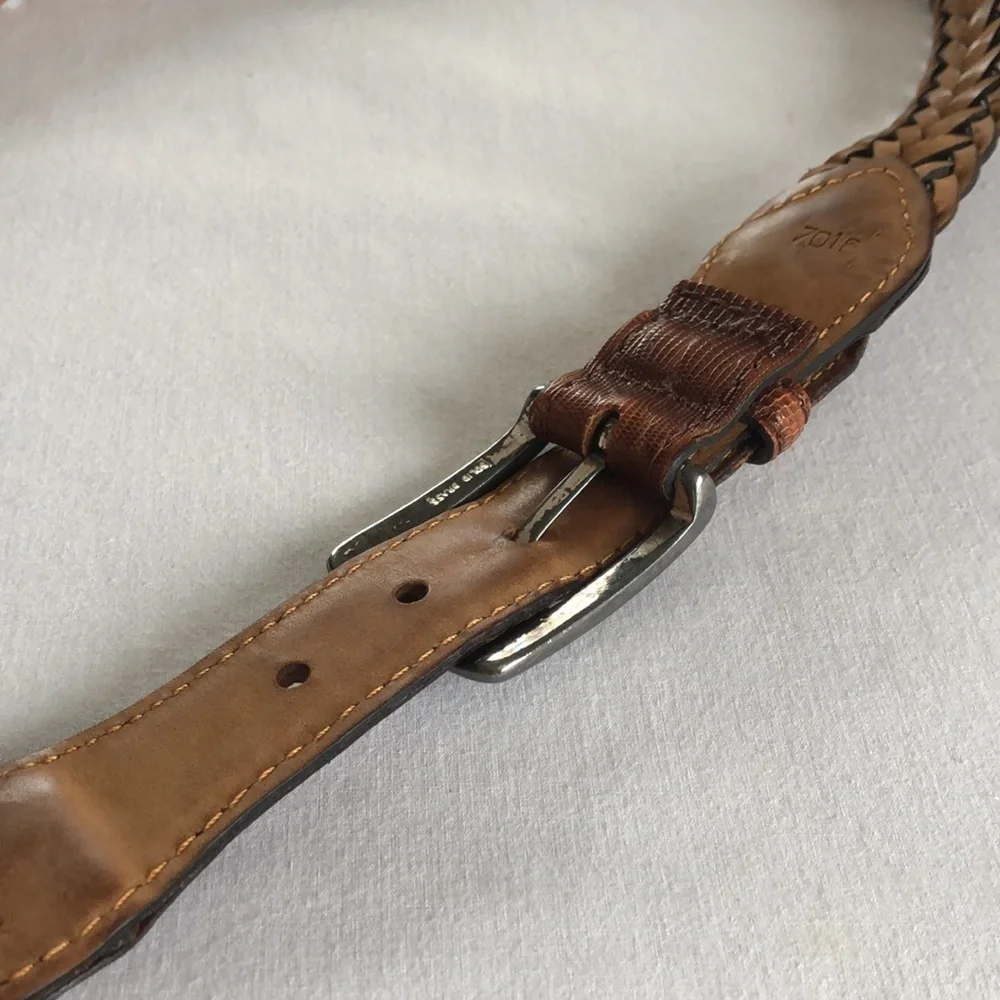 Teju lizard men’s belt made in Argentina GUC. - Picture 13 of 17